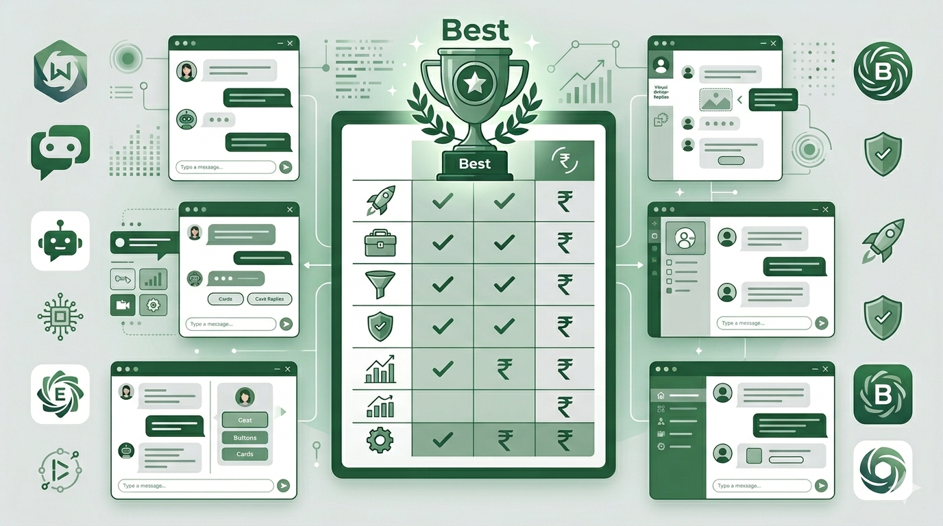 Best Chatbot Platforms in India Comparison